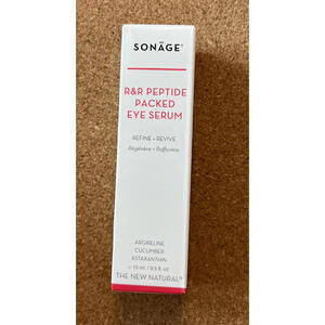 Sonage R & R Peptide Packed Eye Serum Full Size 0.5 oz NIB RV$48 #14